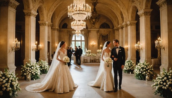 Les avantages de se marier dans un château